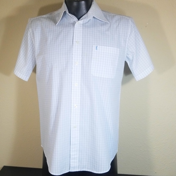 yves saint laurent short sleeve shirt
